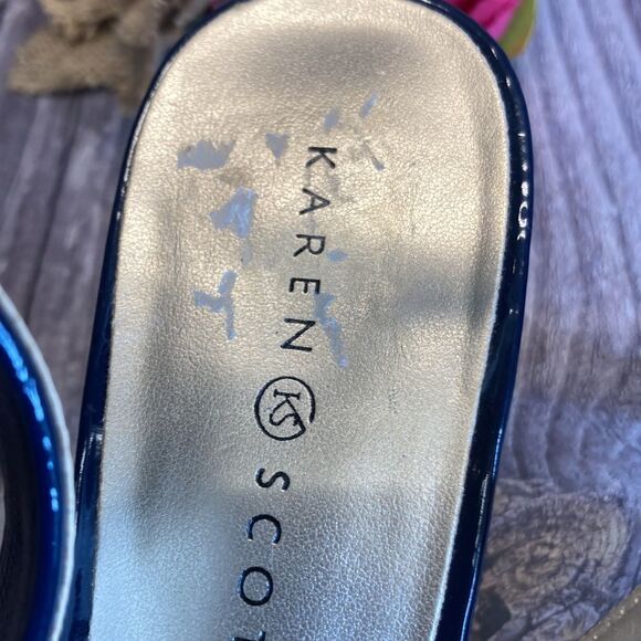 KAREN SCOTT Bronaa Blue Sling-Back Pumps 10M - Picture 7 of 10